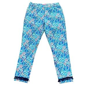 Simply Southern Vibrant Leaf Print Pants